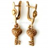 Bronze earrings BA "Keys"