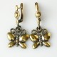 Brass earrings ŽA529 "Butterflies"-3