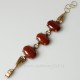 Bronze bracelet with Carnelian BAP-4