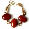 Bronze bracelet with Carnelian BAP