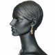Brass earrings ŽA756-2