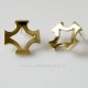 Brass earrings ŽA "Baltiška žvaigždė"-3