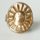 Bronze ring "Saulė" BŽ042-2