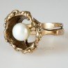 Bronze ring with Pearl BŽ507