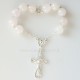 Rosaries on hand RR with pink Quartz-1