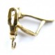 Brass earrings with Jade ŽA535-6