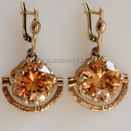 Brass earrings ŽA341