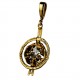 Brass pendant with white Zirconium ŽP342-2