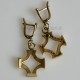 Brass earrings ŽA "Baltiška simbolika "-4