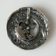 Pendant Medal with Angel, blackened-5