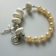 Rosaries on hand with Howlite and Pearls-6