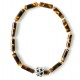 Bracelet with natural tiger stone