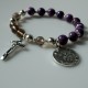 Rosaries on hand with Charoit and Smoky Quartz-4