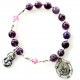Rosaries - bracelet with Swarovski and Amethyst-1