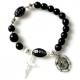 Rosaries bracelet with medallion and cross-1