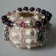 Rosaries - bracelet with Swarovski and Amethyst-3