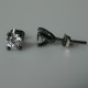 Earrings black with Zirconium A253-2