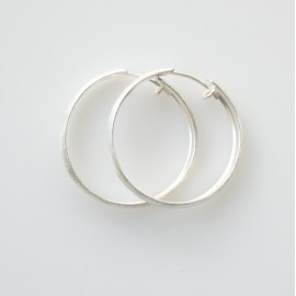 Earrings Hoop small matte, shiny ADAR