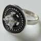 Ring with white Zirconia -1