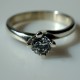 Ring with Zirconia Engagement Ž125-1