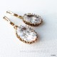 Brass earrings ŽA121-2