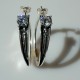 Earrings Hoop with Zircon Original A734-6