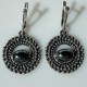 Earrings with Hematite-2