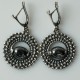 Earrings with Hematite-4