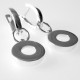 Earrings white castors-3