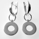 Earrings white castors-1