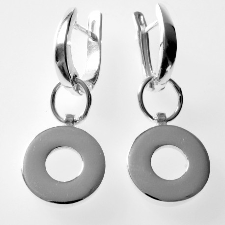 Earrings white castors