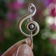 Brooch "Violin key symbol"-2