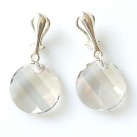 Earrings "Clips with Swarovski Crystal"