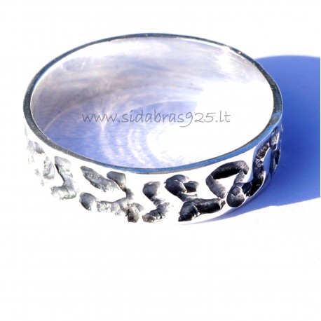 Ring with texture 5 mm wide