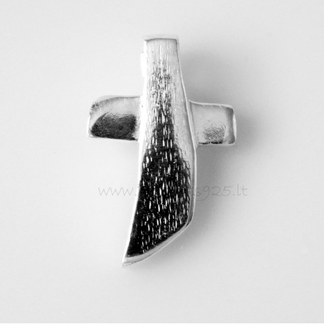 Pendant cross with hidden insertion