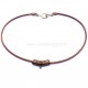 Bronze necklace with pendant for your stone BKR-2