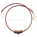 Bronze necklace with pendant for your stone BKR
