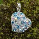 Pendant with Swarovski "Heart" 2-1