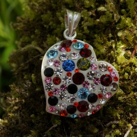 Pendant with Swarovski "Heart" 3