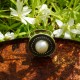 Ring with pearl "White wishes"-1