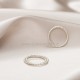 Ring minimalist "Small bubbles"-2