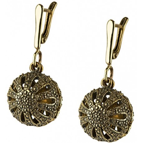 Brass earrings