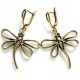 Brass earrings "Dragonfly" ŽA568-6