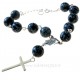 Rosaries on hand with Snow Obsidian-2