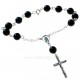 Rosaries on hand with onyx RRHE-1