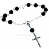 Rosaries on hand with onyx RRHE