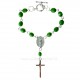 Rosaries on hand with green cat eye stones-2