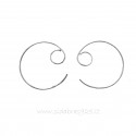 Earrings minimalist Creole