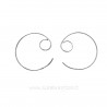 Earrings minimalist Creole