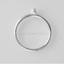 Ring with one small bubble